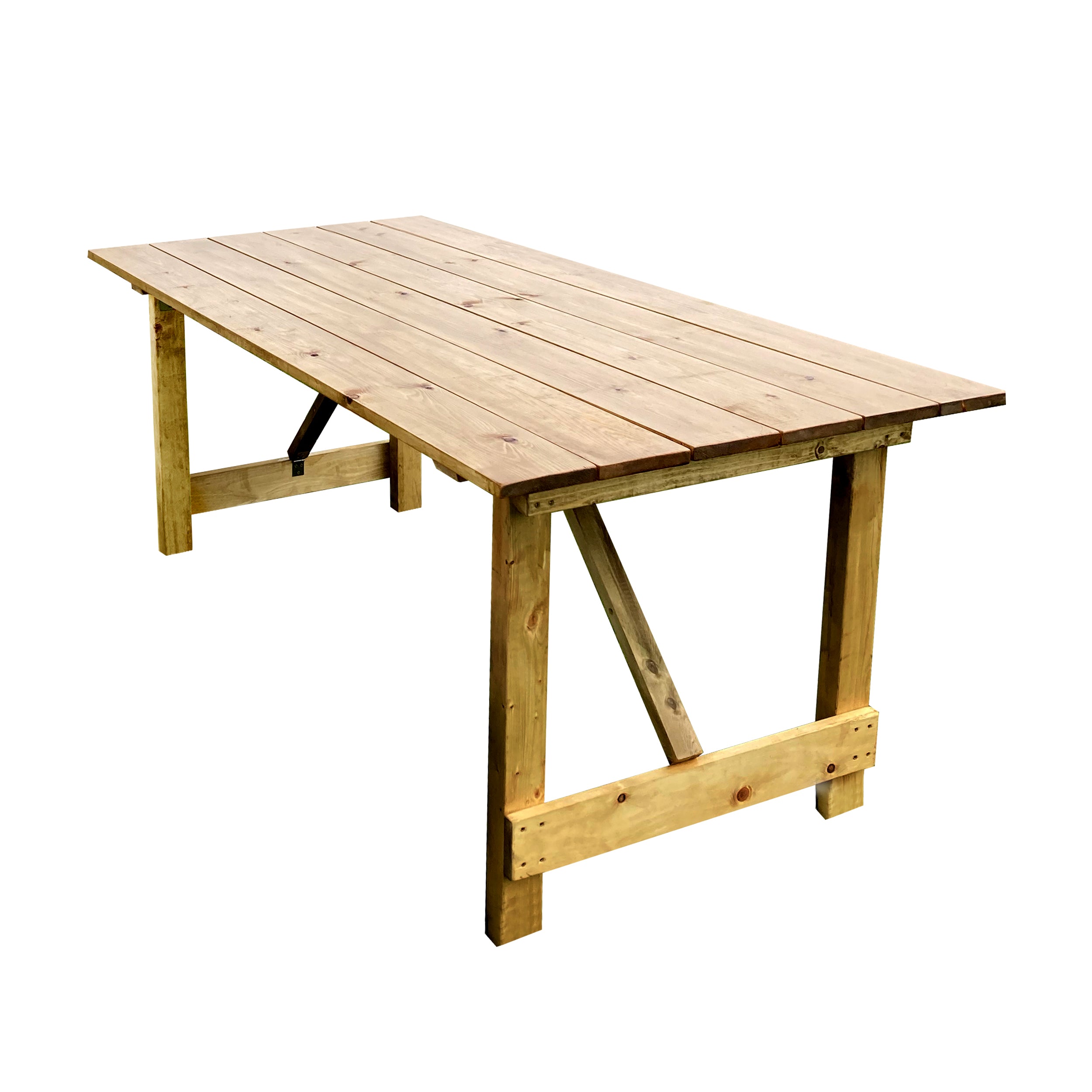 Fold up trestle deals table